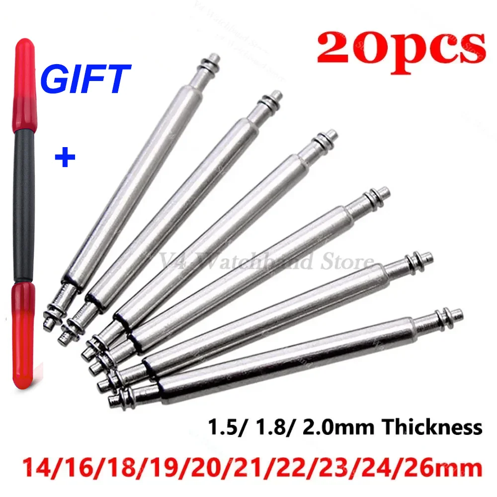 Spring Bar Tool Set - 20szt Pasek do zegarka Kołki sprężynowe