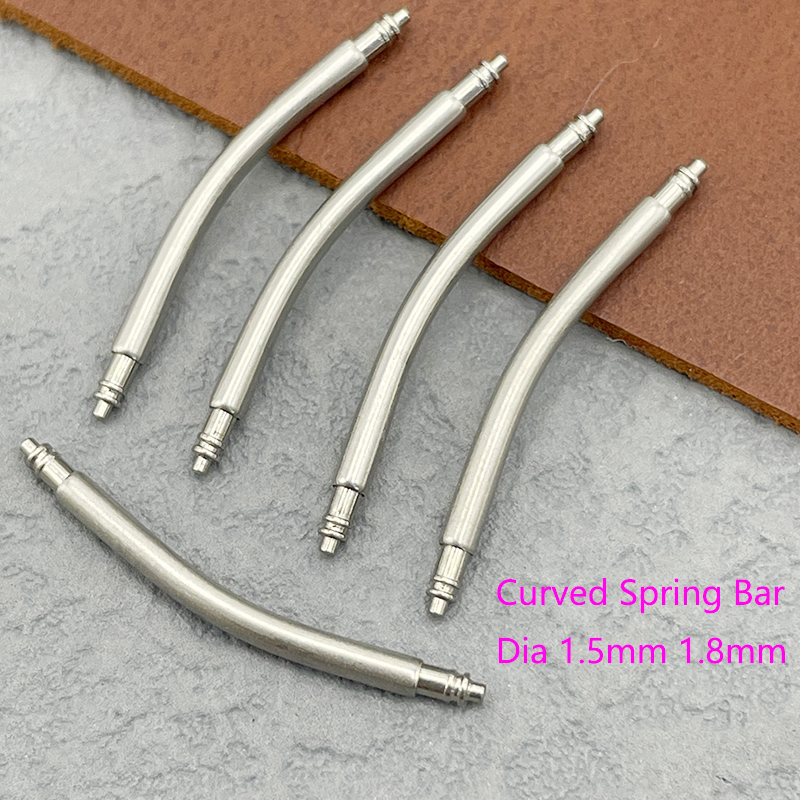 Curved Spring Bar - Średnica 1,5 mm 1,8 mm Zakrzywione