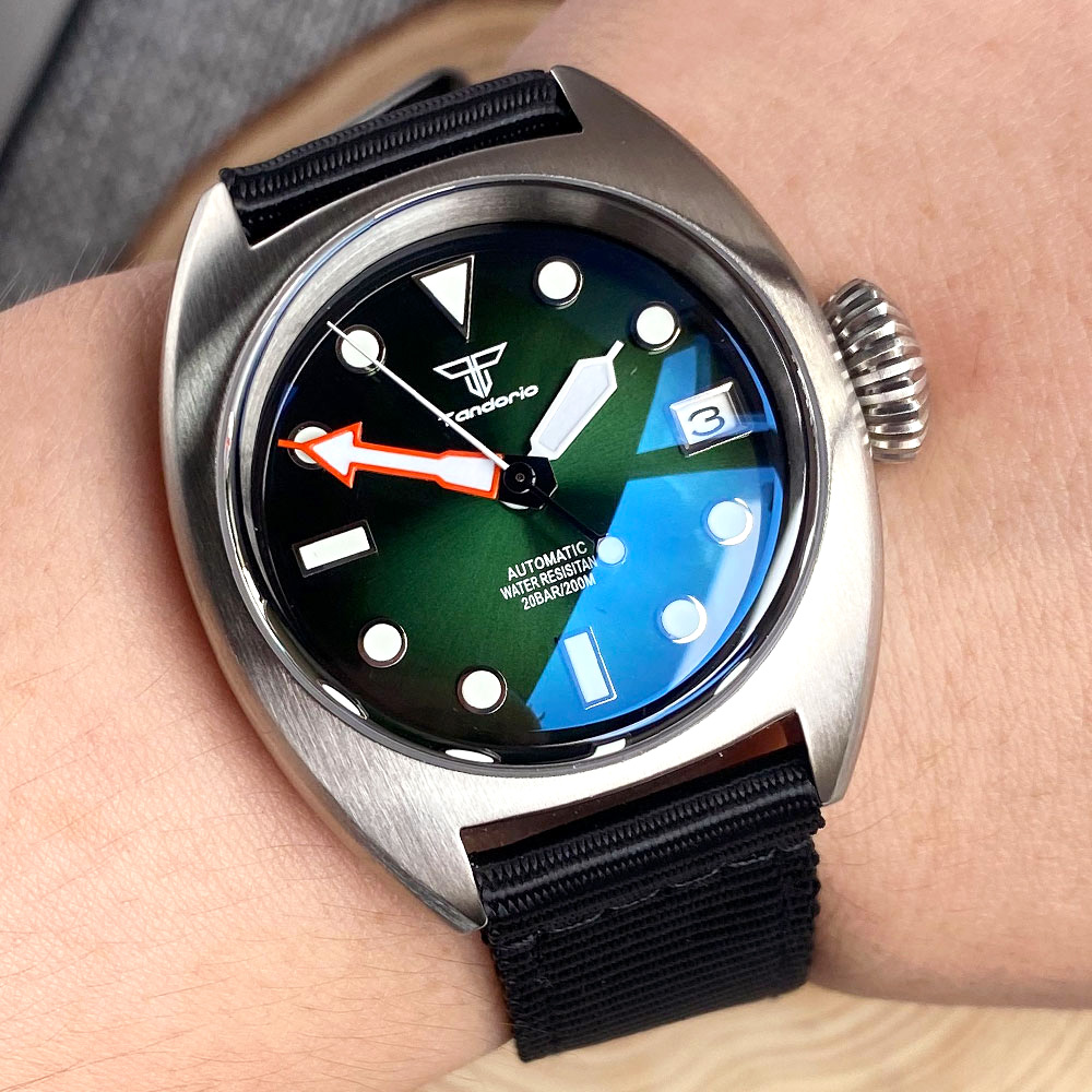 Seiko Watch Presage - 36mm Męski zegarek mechaniczny w stylu