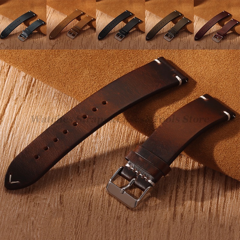 Suede Strap Watch - Ręcznie robiony pasek z prawdziwej skóry