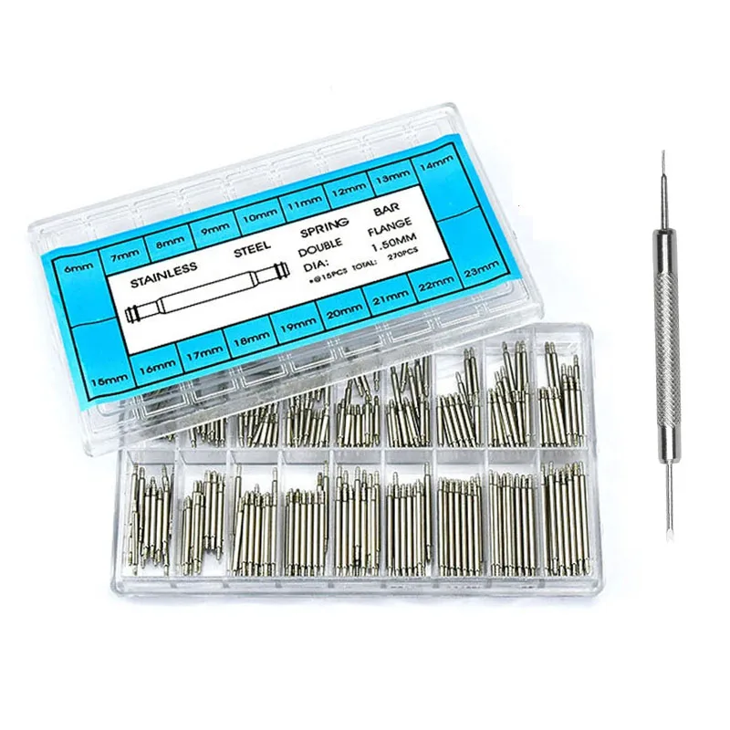 Spring Bar Tool Set - 360 sztuk/pudło 8-25mm pasek do zegarka