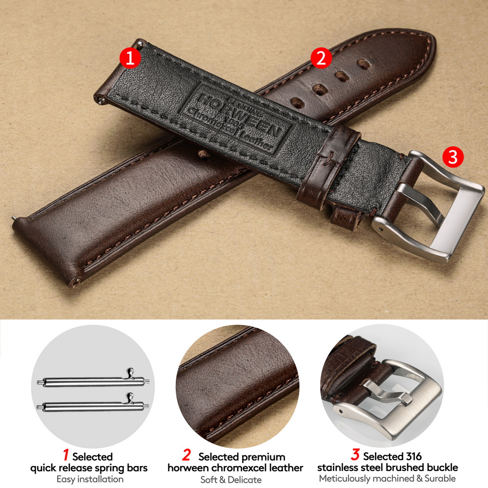 Paski do zegarków Hemsut, skór – Suede Strap Watch recenzja i cena