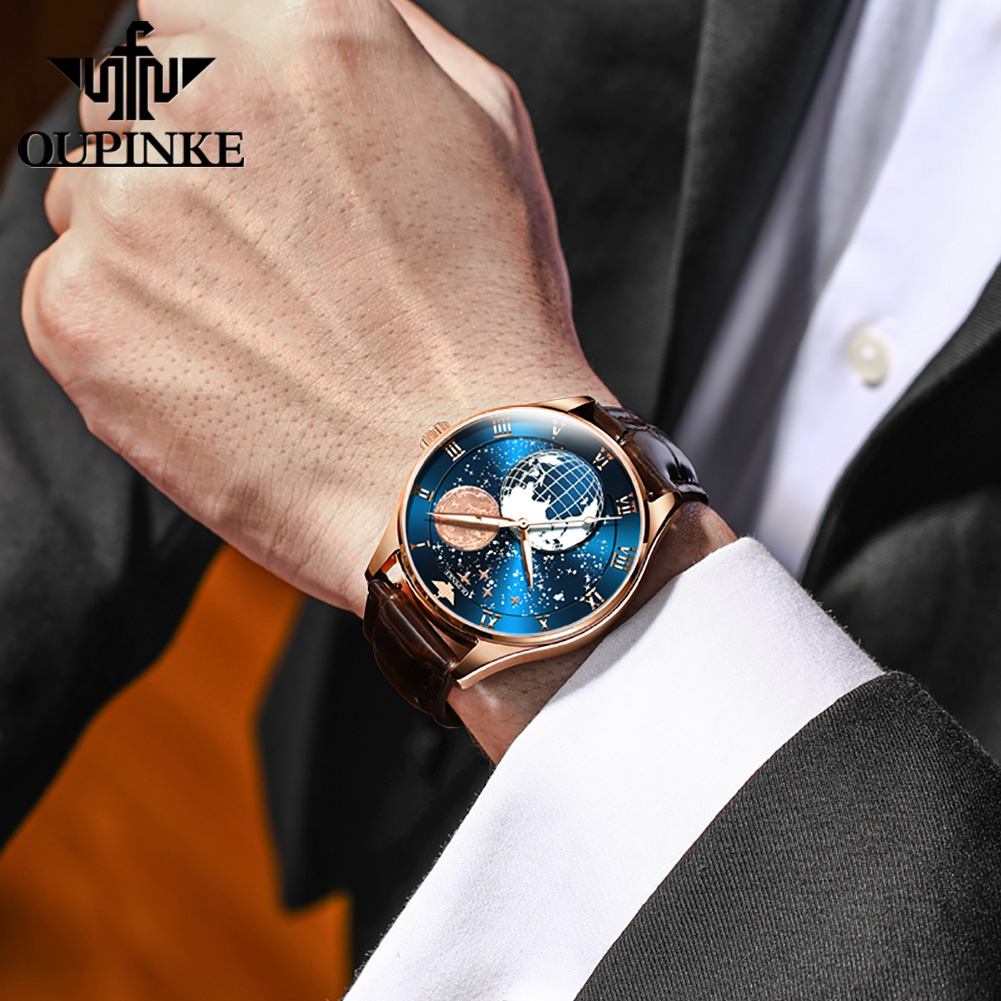 OUPINKE 3177 Męski Zegarek z R – Omega Watch Constellation recenzja i cena